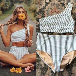 Albion \ Breezy Stripe Icon 2 Piece Bikini XS